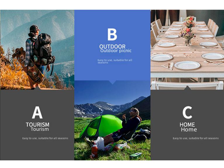 19-точечный многофункциональный тент с серебряным покрытием, устойчивый к разрывам - защита от дождя и солнца для кемпинга