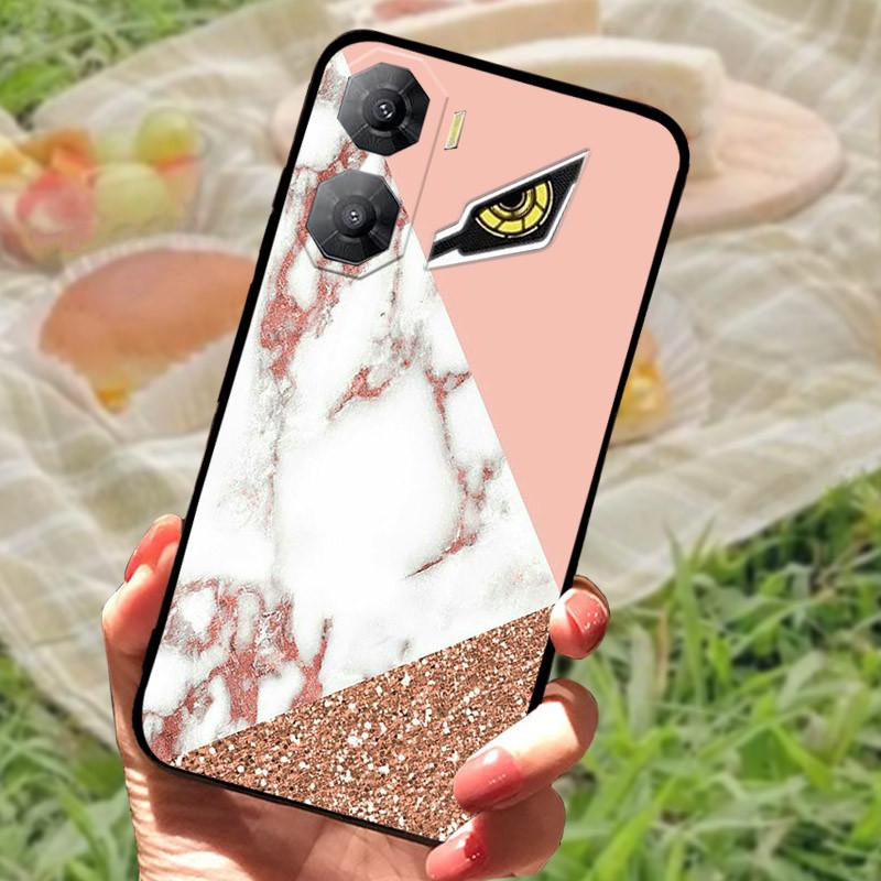 Чехол для ZTE Nubia Neo3 Neo 3 5G Z2464N TPU Мягкий Силиконовый Черный Матовый Чехол для Телефона Для Nubia Neo3 Задняя Крышка Защитная Оболочка