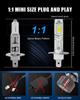 H1 LED Headlight, Compatible with Car Inspections, H1 LED, High Brightness LED Chip, Burst