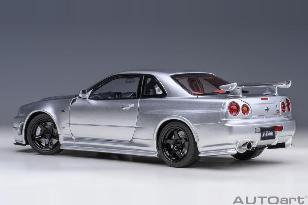 AUTOart Nismo R34 Silver Finished Product 1/18 GT-R Z-tune Z-tune