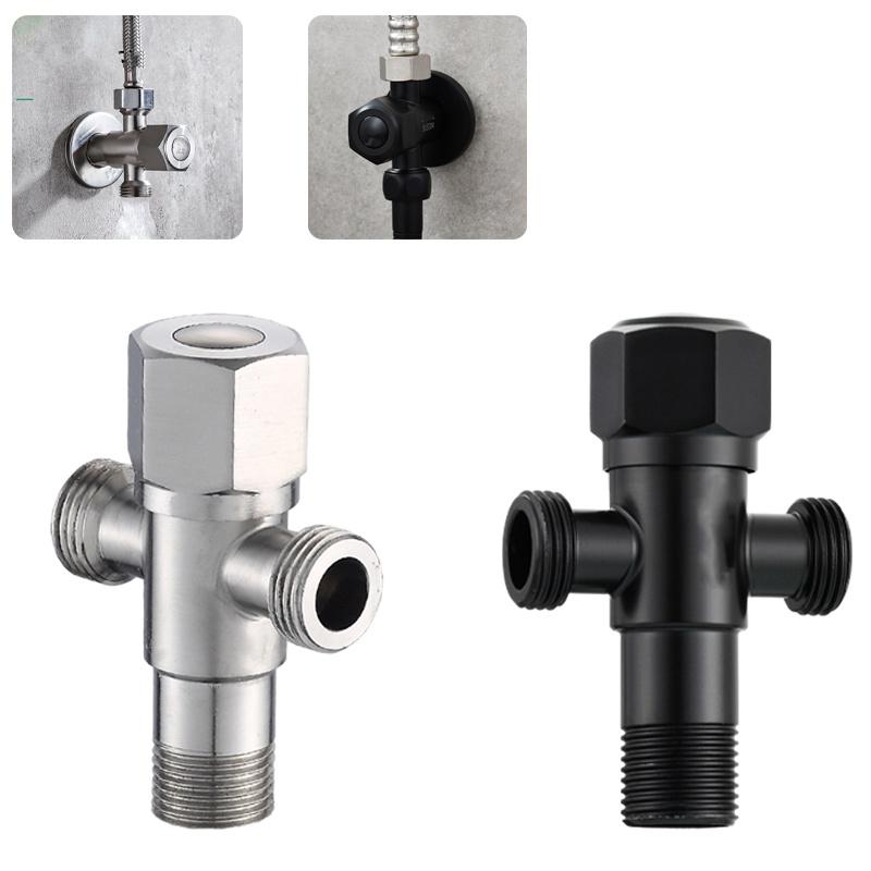 Латунный внешняя резьба G1/2 с переключателем, кран для ванны, настенный медный угловой клапан, аксессуары для ванной комнаты, балкона