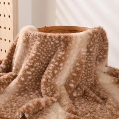 50X160 см Ткань из искусственного меха норки Принт оленя, зебры, леопарда Ручная работа Одежда Сумка Кукла Сделай сам Экологичная ткань из искусственного меха