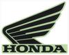 Toyo Mark HONDA Sticker Black 3.1 X 2.5 Inches (78 X 64 Mm) R-317