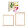 Creative Double-sided Glass Transparent Wooden 2Pcs