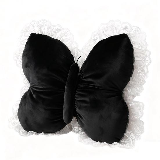 Подушка-бабочка, мягкая подушка-бабочка с кружевной оборкой, декоративная подушка для дивана, для дома, гостиной, спальни