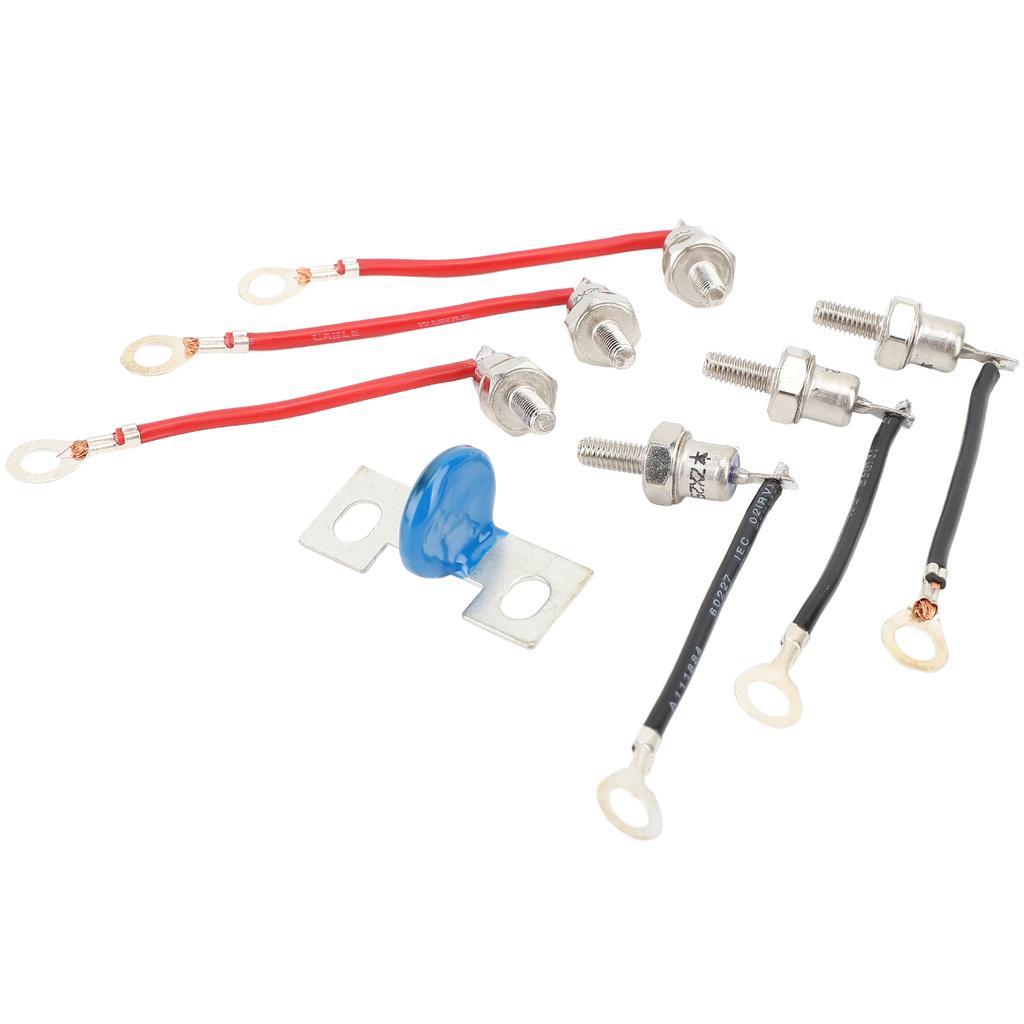 Diode Rectifier Kit 25A RSK1001 3 Positive Diodes 3 Negative Diodes Compatible with Generator