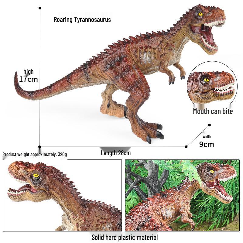 Dinosaur Model Set: T. Rex, Spinosaurus, Mosasaurus, Stegosaurus, Triceratops Cognitive Toys