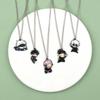 Jujutsu Kaisen Yuji Itadori and Gojo Satoru Necklace Creative Cartoon Cute Fashionable Personalized Portable Student Pendant