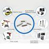 Spiral Flat Wire Coil Torsion Spring, Constant Force Extension Springs ,Thickness 0.7mm x Width, 25mm x Length, 1100mm, 1Pc