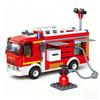 343 Pcs Fire Rescue Spray Aerial Water Tank Building Blocks Fire Truck Fire Series Series Fireman Children Bricks Toys