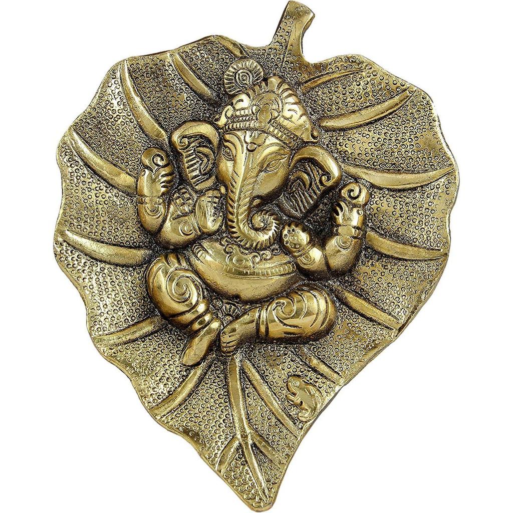 Patta Ganesha Wall Hanging Decorative Showpiece for Home Décor, Living Room, Pooja Room,Temple and House Warming Gift