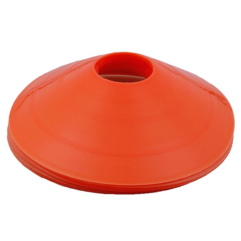 10Pcs/Set Soccer Discs Bucket Marker Training Sign Flat Cones Marker Discs