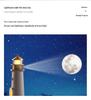 Moonlight Lighthouse Projector: Bedroom Night Light & Bluetooth Speaker Ornament, Perfect Birthday Gift.