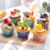 Decoration Faux Cream Cake Simulation Kitchen Artificial Fruit Cupcake Food Desserts Model