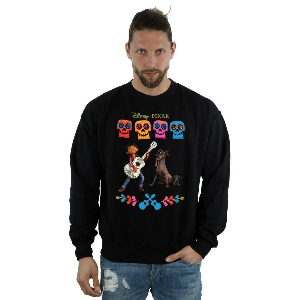 Disney Mens Coco Miguel Logo Sweatshirt