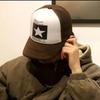 Hip Hop Letter Korean Five-pointed Star For Women Mesh Hat Snapback Cap Visors Cap Baseball Cap