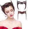 Yousheng Scarlet Witch Crown Superhero Косплей Головной убор Нарядная повязка на голову Аксессуар для костюма на Хэллоуин Рождественская вечеринка