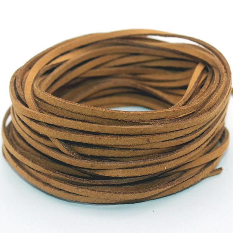 1M 3mm Manual Accessories Suede Leather String Jewelry Making Bracelet DIY Thread Cord