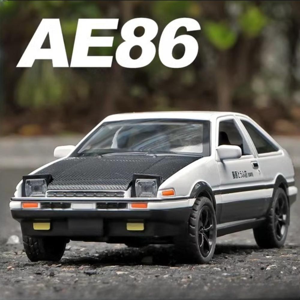1:36 Ae86 Классический Киномобиль Модель Игрушка Двери Открываются Звук Свет Модели Оттяни Назад Сплав Литье Под Давлением Миниатюрные Игрушки Коллекция Подарки