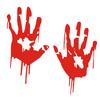 Waterproof Zombie Bloody Hands Print Vehicle Car Rear Window Sticker Decal Decor