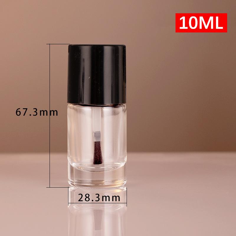 Бутылочка для лака для ногтей 5/8/10/15 мл, расфасованная по объему, пустая бутылочка для геля для ногтей с кисточкой, стеклянная пустая бутылочка для смешивания, контейнер для подкрашивания