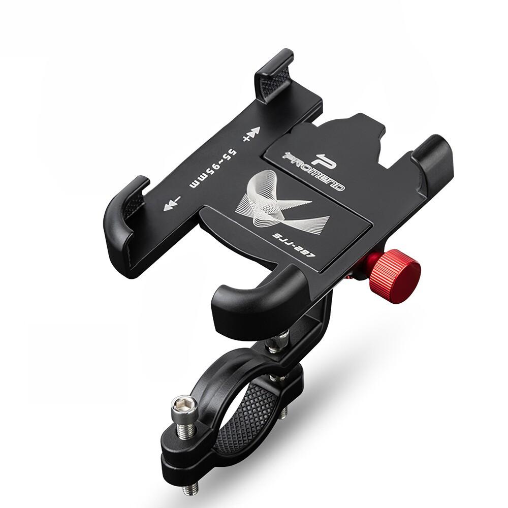 Bike Motorcycle Phone Holder Aluminum Handlebar Phone Mount Adjustable Non-Slip