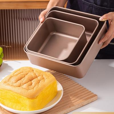 Форма для торта с антипригарным покрытием Углеродистая сталь Противень для выпечки Лист для выпечки Квадратная форма для выпечки хлеба Кухня