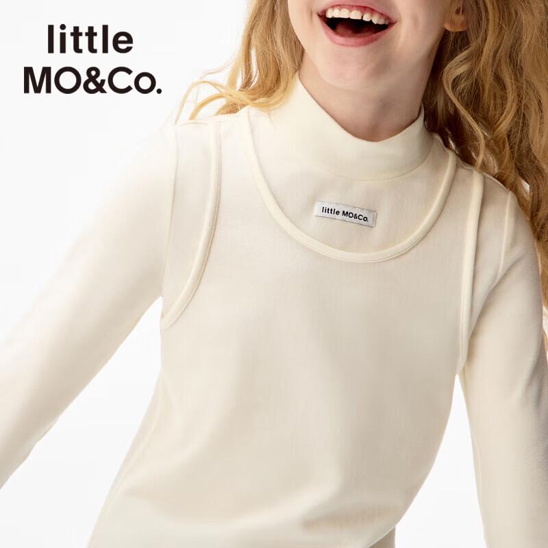 little MO&Co. Girls' Thermal Long-Sleeve Faux-Layer T-Shirt