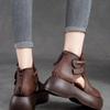 Muffin Platform Cold Boots Women's New Summer Wear Fashion Hollow Ankle Boots Women's Roman Sandals