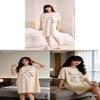 Casual Summer Sleep Dress For Women With Cotton Blend Fabric For Home And Lounge Use