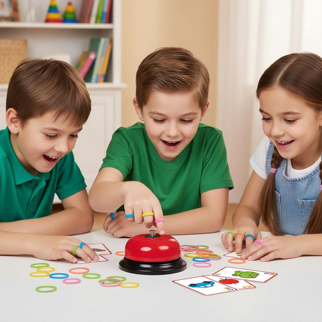 Balancing Board Game Hands-On Puzzle Game Rubber Band Bracelet Game for Holiday Family Games