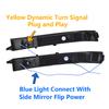 2Pieces LED Dynamic Turn Signal Light For Kia K5 Optima MK4 JF 2016 2017 2018   Rearview Mirror Blinker Indicator