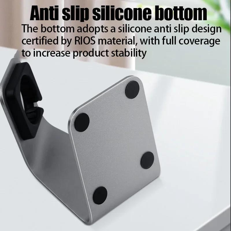 Aluminum Alloy Desktop Watch Wireless Charger Stand Base for Apple Watch Charge Base Mount Non-slip for iWatch Charging Holder