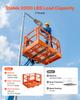 VEVOR Mesh Telehandler Work Platform, 1817 x 1220 mm, Man Safety Basket, 907.18 kg Capacity, Forklift Telehandler Attachment, Safety Cage