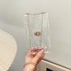 Fashion Trend Jelly Transparent Bag Mobile Phone Bag Small Square Bag Chain One Shoulder Oblique Span Bag Casual Bag