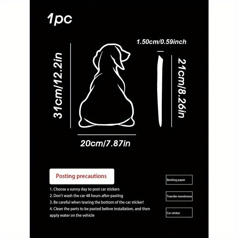 Dog Pattern Car Sticker