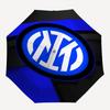 1pc I-Internazionale Milano (12) Umbrella, Sun Protection, And UV Shielding. It Has Eight Sturdy Ribs for Outdoor Use And Perfect As a Holiday Gift