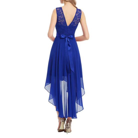 Вечернее платье Кружевное ласточкиное хвост Летнее вязаное крючком платье макси с большим подолом для свадьбы