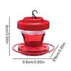 Plastic/Metal Detachable Humming Bird Feeder with Hook Birds Drinking Tray  Patio