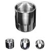 Пивная чашка из нержавеющей стали с двойными стенками, кружка для молока, кофе, чая, прямая, 120 мл
