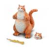 JXK Godzilla Cat Version Home Decor Interior Durable Polyresin with Intricate Details Funny Cat Gift Pet Goji-Nyan