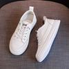 Leather Little White Shoes Women's New Spring Lightweight Soft-soled Sports Board Shoes Versatile Leisure Travel Shoes