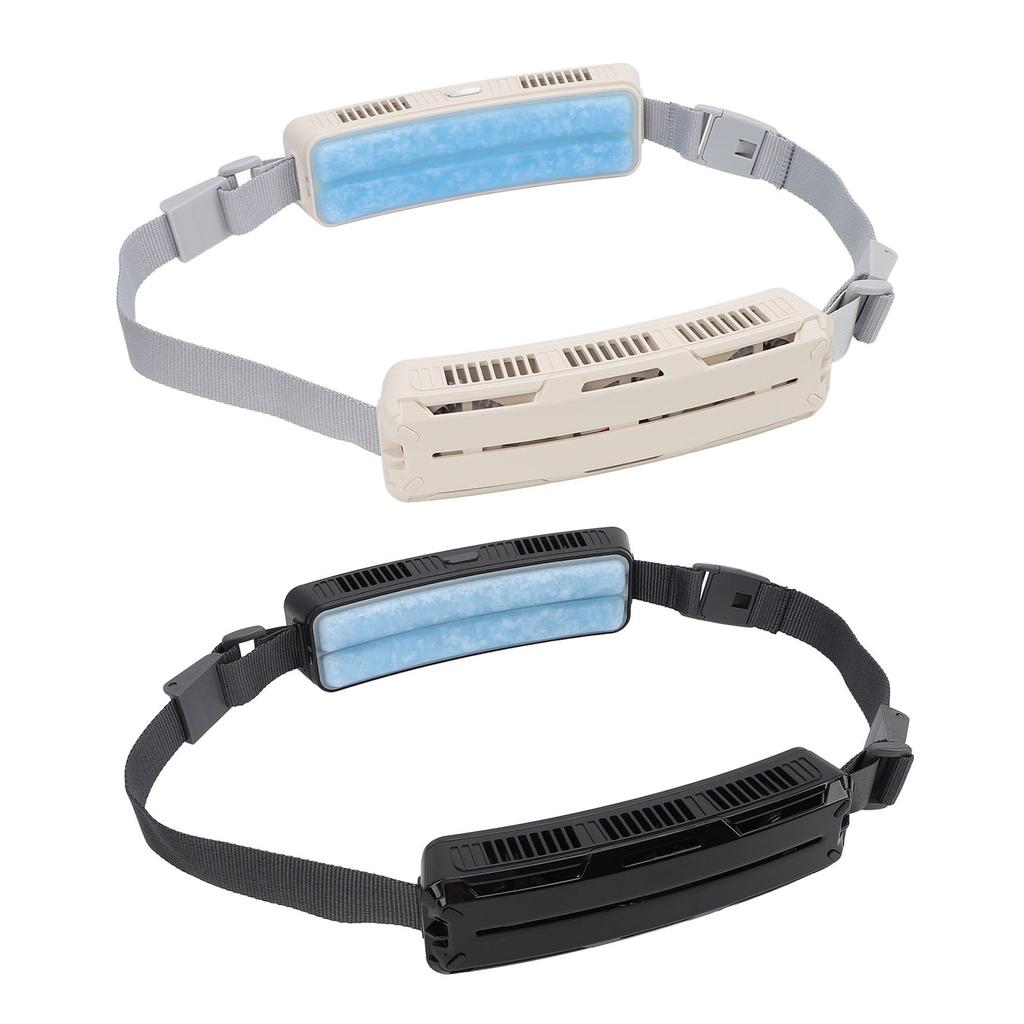 Носимый поясной вентилятор Hands Free сильный ветер охлаждение перезаряжаемый регулируемый ремень для путешествий кемпинг Fi