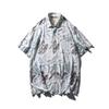 Export Export Tail Order Hawaiian Baroque Floral Shirt Men's Short Sleeve Summer Fashion Brand Trendy Beach Shirt