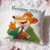 Geronimo Stilton Cushion Cover Premium Comfort Reversible Pillow Cove -Two in One Design for Any Room & Car Interior