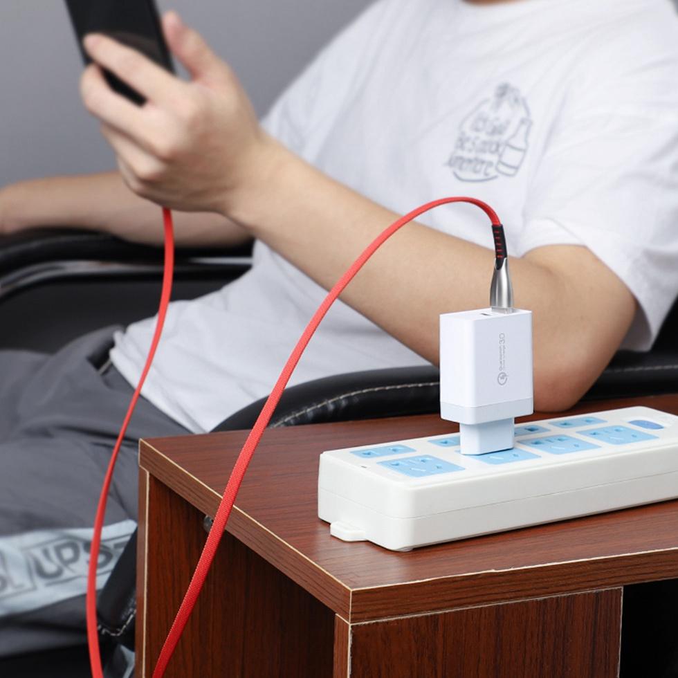 Кабель Micro USB ROCK 2.4A для быстрой зарядки, синхронизации данных, кабель Microusb, шнур для мобильного телефона Android