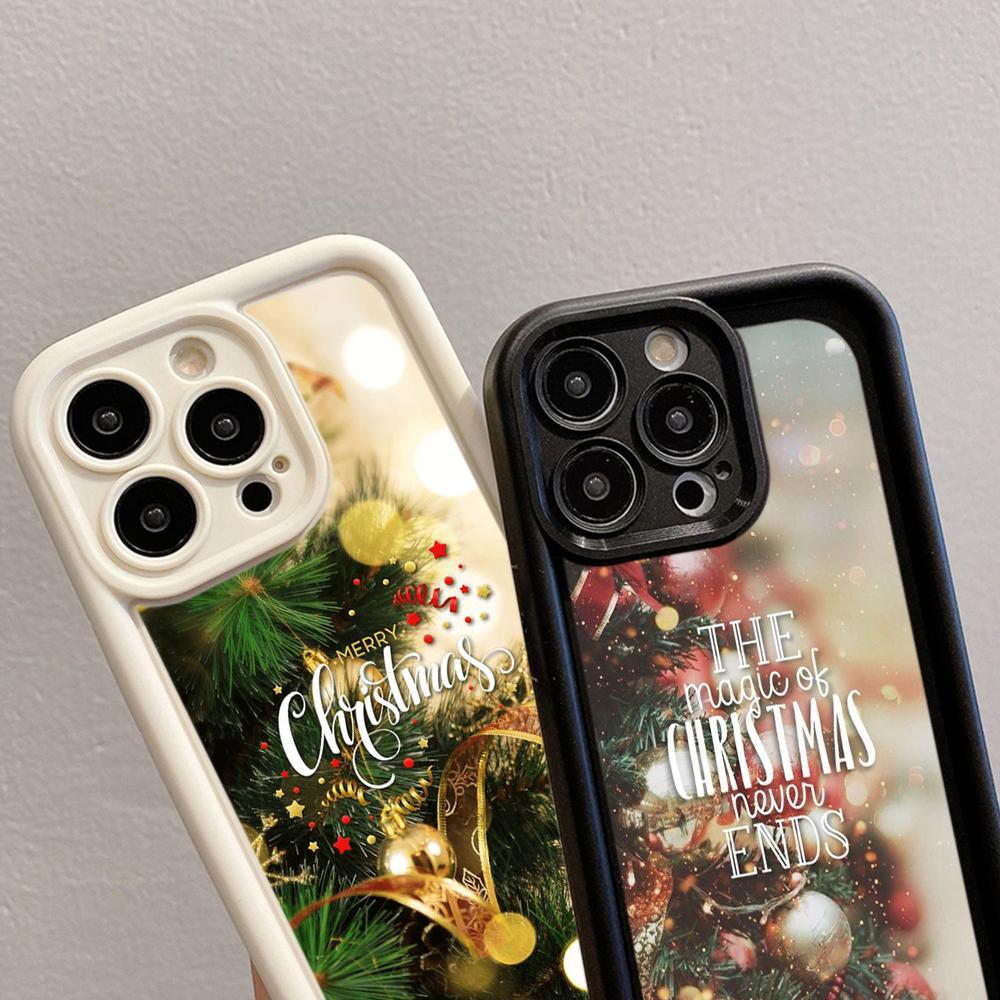 Чехлы для телефонов Ae115 Merry Christmas Happy New Year для Xiaomi 14T 12 11 Lite 5G NE Redmi 13C 14C 9a A3 Note 12 Pro 11s Angel Eye Ladder Protective Cover