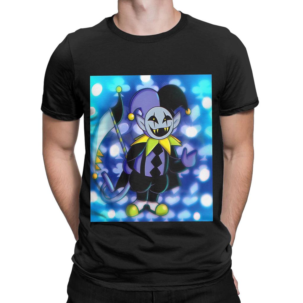 Deltarune Синяя Графическая Футболка 100% Хлопок Футболки Deltarune Топы Для Унисекс