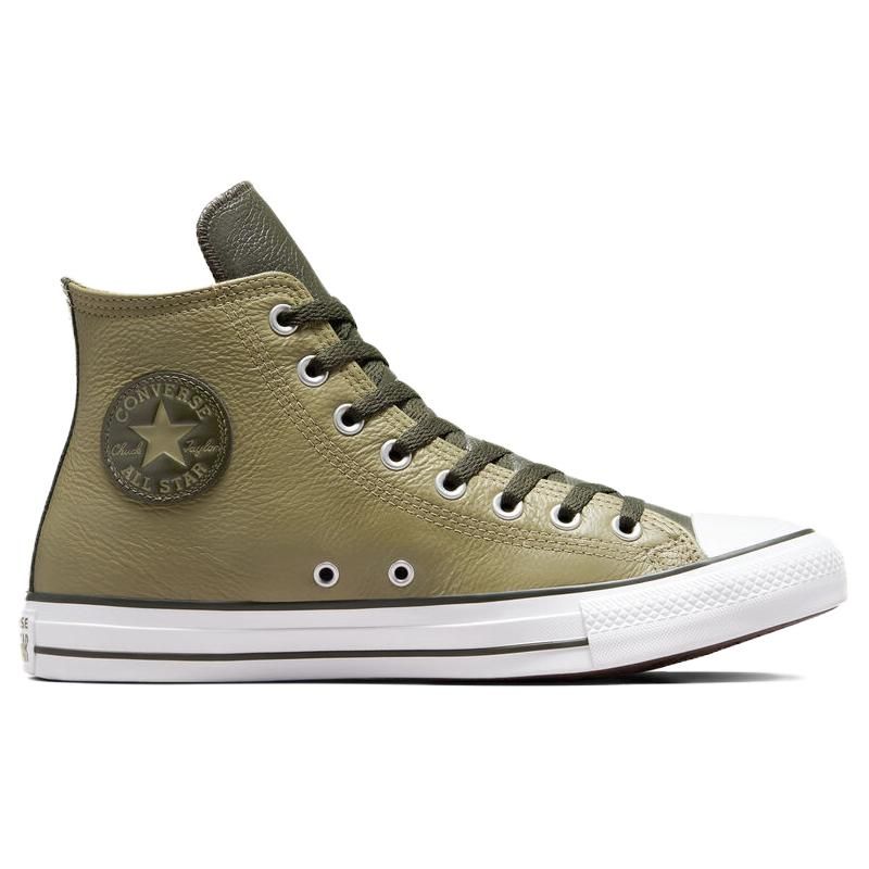 Converse Кроссовки унисекс Chuck Taylor All Star Leather High Mossy Sloth Green A06571C