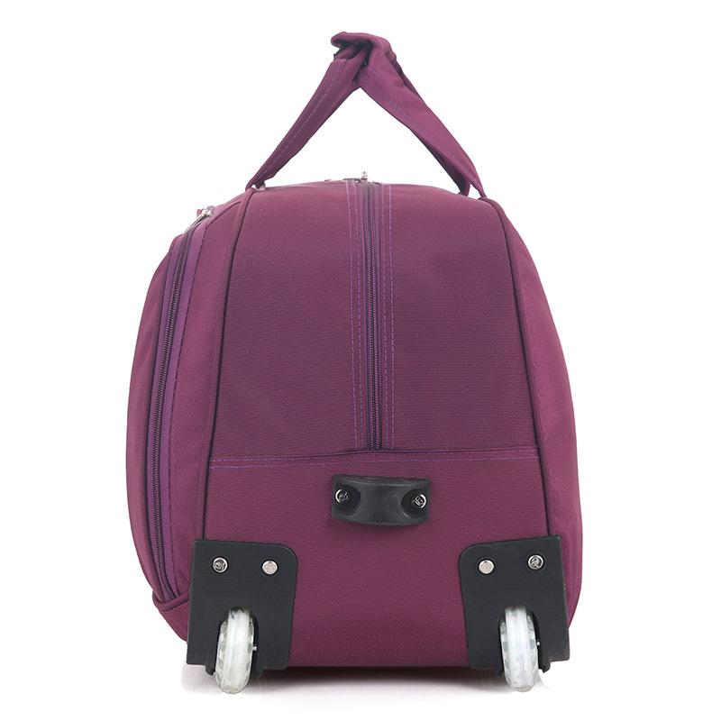 Тканевая сумка Оксфорд с тягой, дорожная сумка для отдыха, складная сумка для багажа, мужская и женская большая вместительная тележка, портативная дорожная сумка